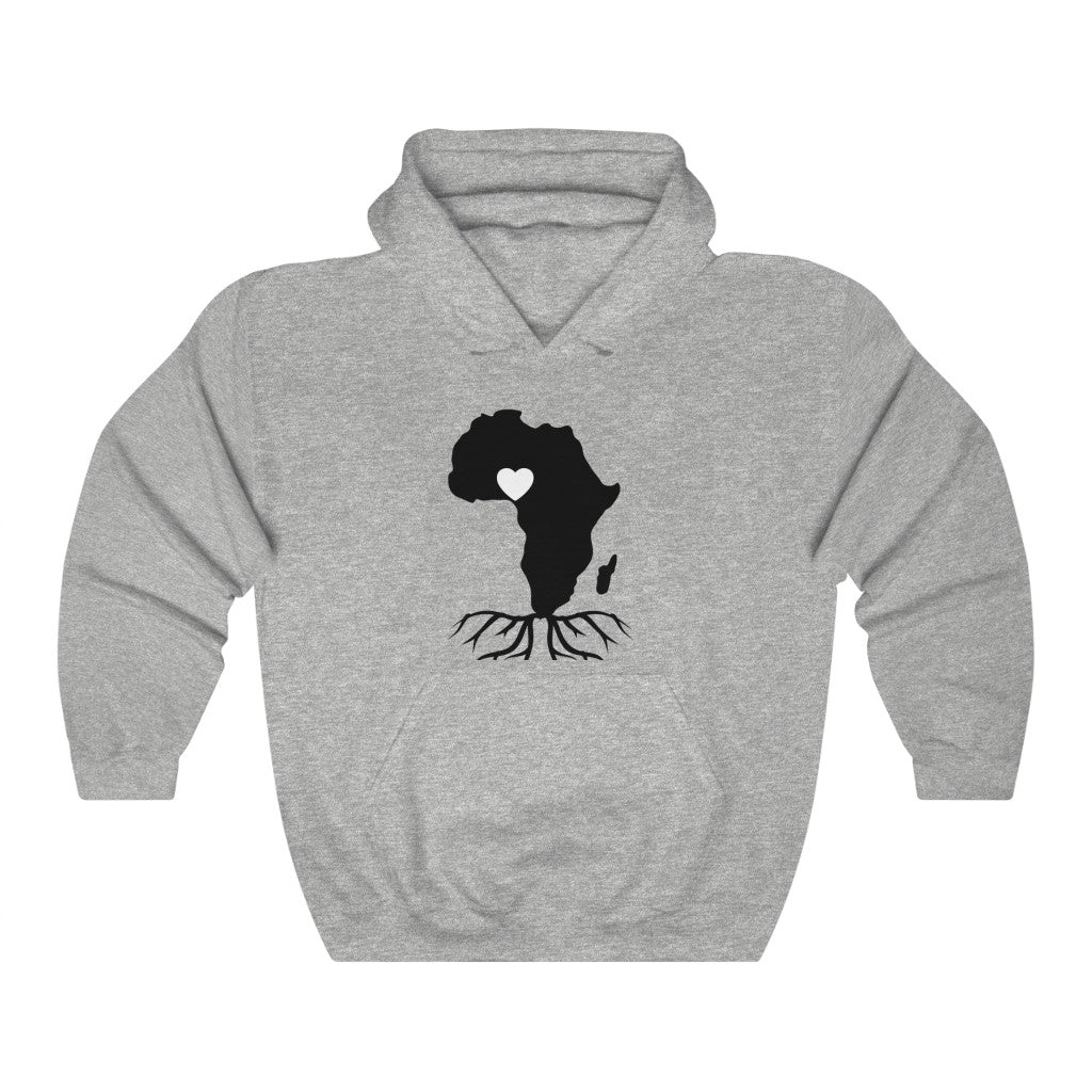 African Heart Naija Love Unisex Heavy Blend™ Hooded Sweatshirt