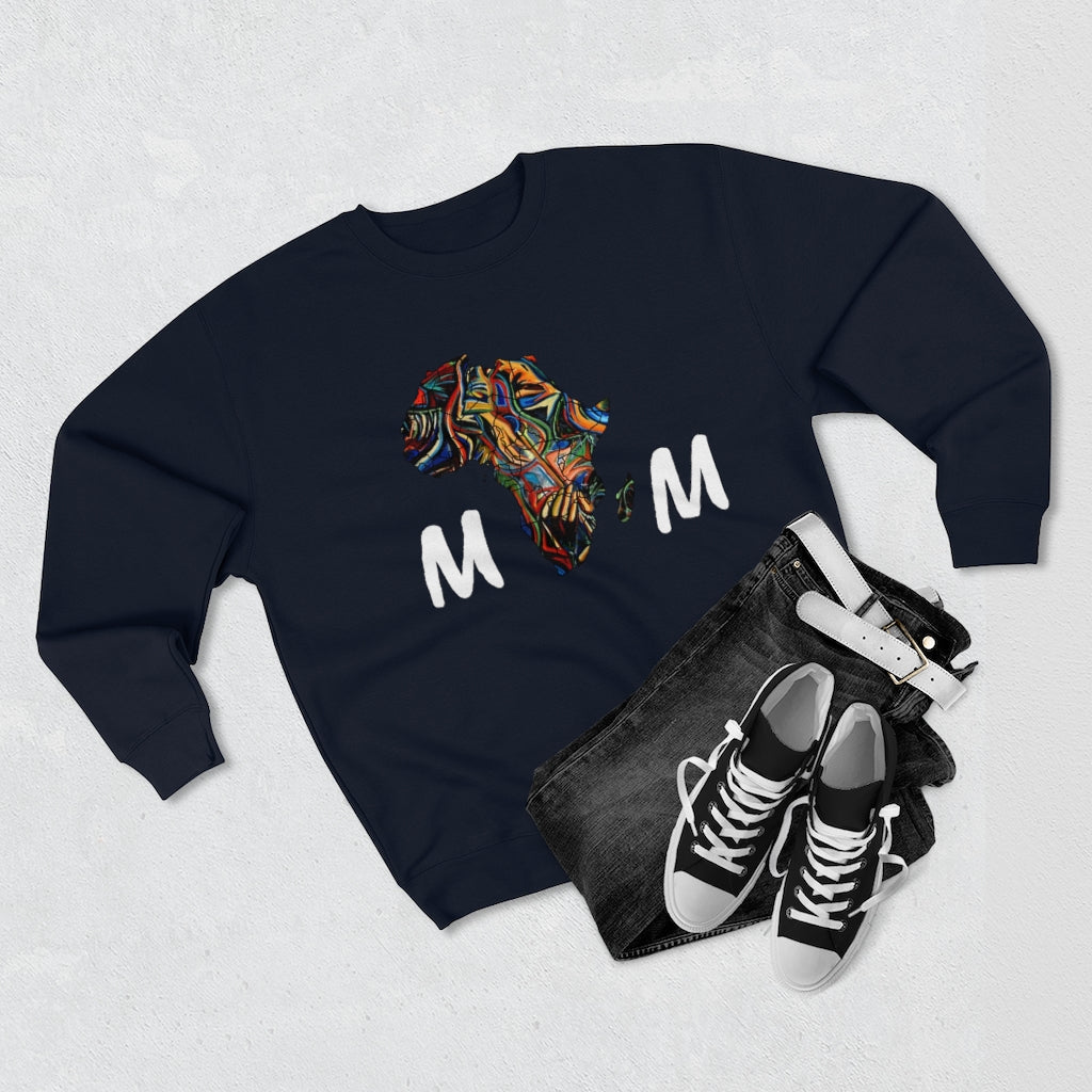 African mom Unisex Premium Crewneck Sweatshirt