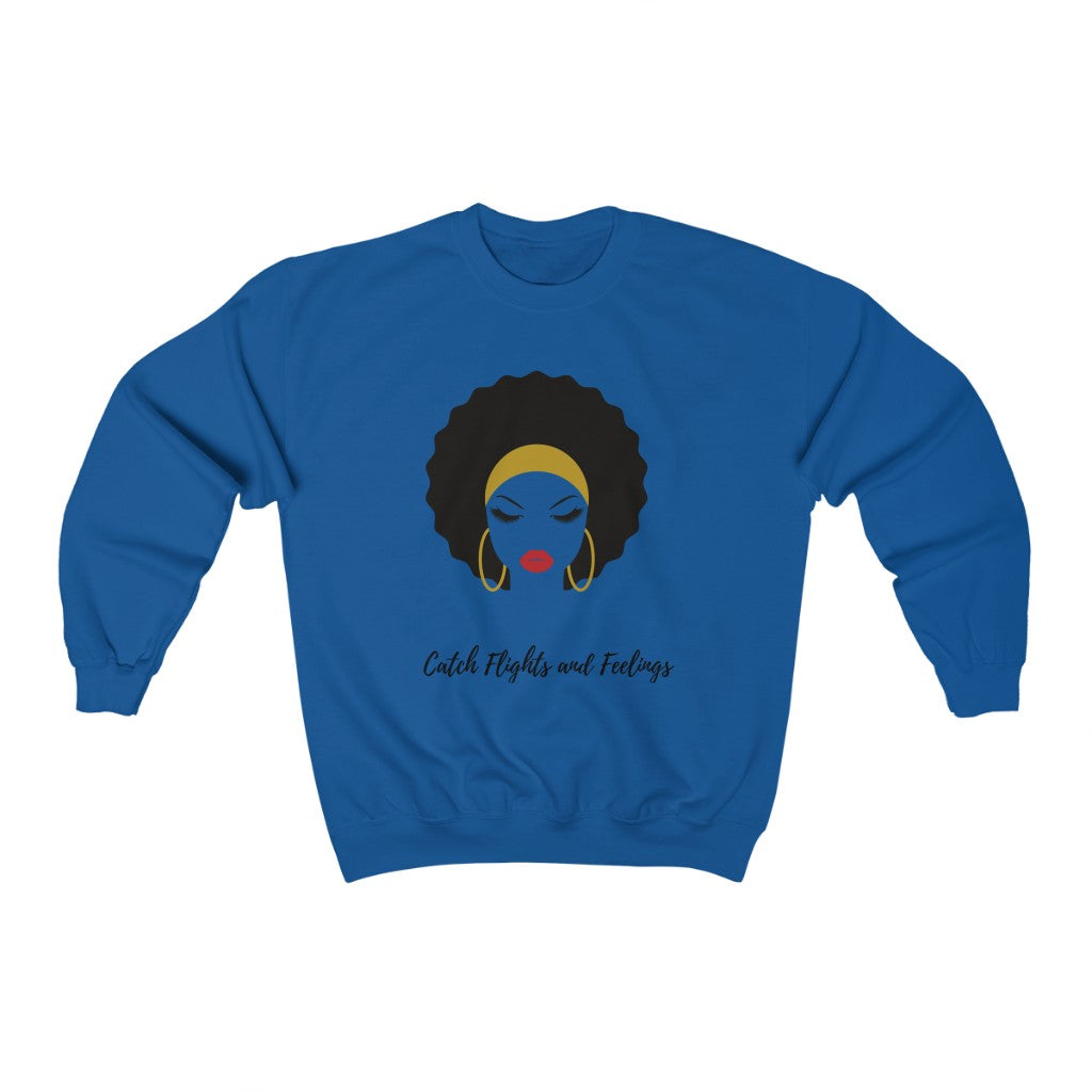 Catch Flights and Feelings-Unisex Heavy Blend™ Crewneck Sweatshirt